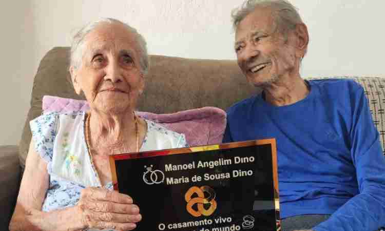 Morre Manoel Angelim Dino, cearense reconhecido pelo Guinness como o marido com o casamento mais duradouro do mundo